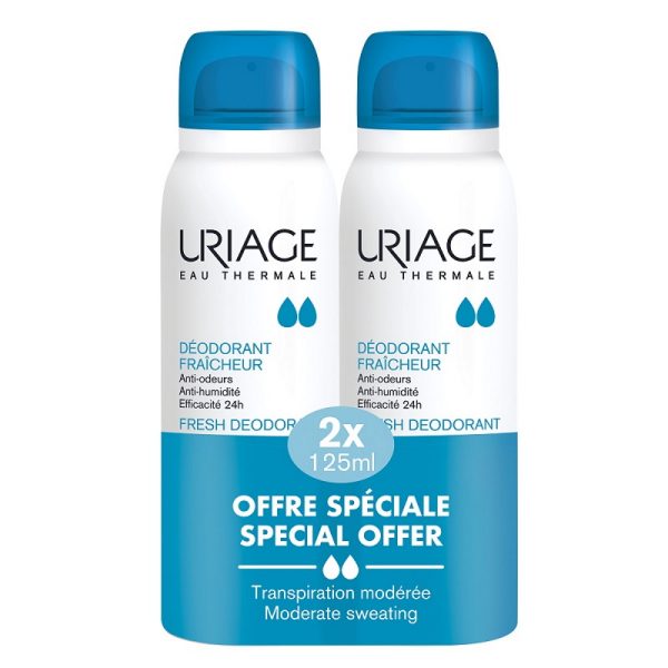 Uriage Fresh Deo 125ml Promo (X2) 50X2