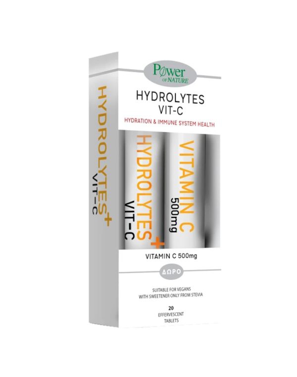Hydrolytes Plus Vit-C Stevia 20S + Δώρο Vit C500Mg 20S