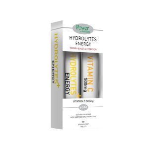 Hydrolytes Plus Energy Stevia 17S + Δώρο Vit C500Mg 20S