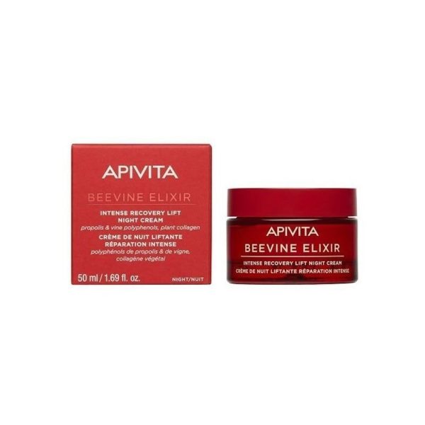 Apivita Beevine Elixir Κρέμα Νυχτας Εντατικής Επανορθωσης & Lifting Με Πατενταρισμένο Συ 50ml