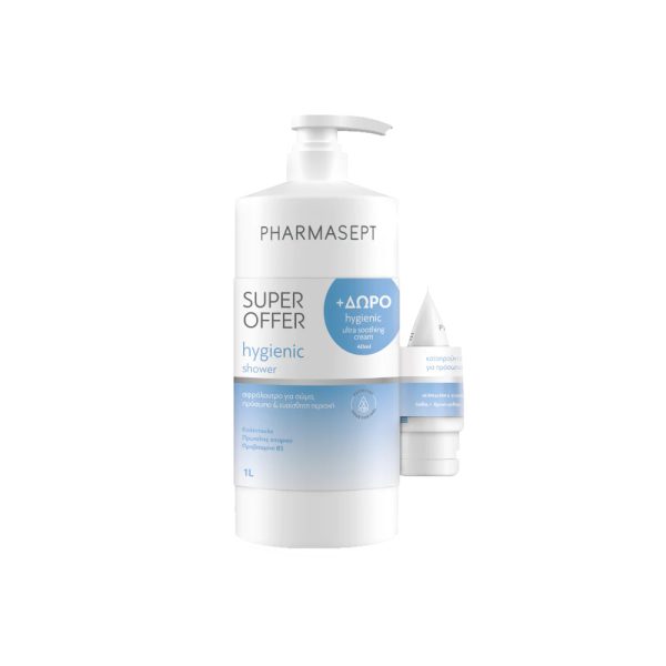 Pharmasept Hygienic Promo Pack Shower 1L + Ultra Soothing Cream 40ml