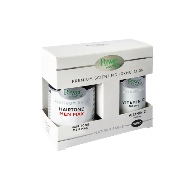 Power Health Platinum Hairtone Men Max 30S + Vitc 1000Mg 20S