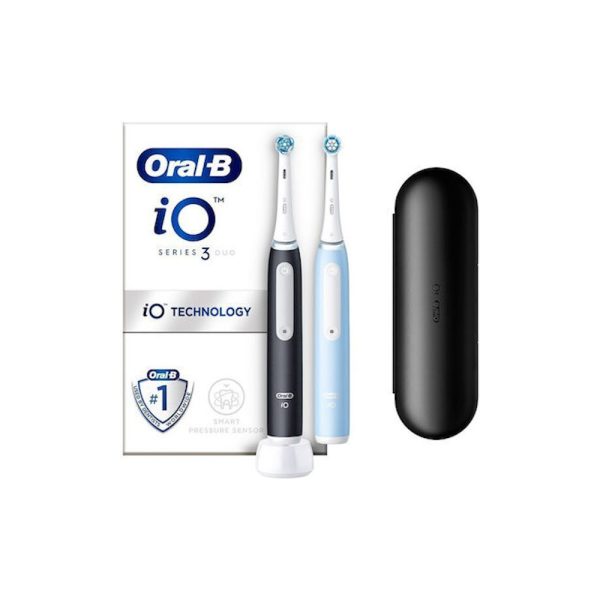 Oral B Io3 Magnetic Black-Blue Duo 1X2