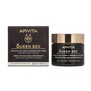 Apivita Queen Bee Κρέμα Απόλυτης Αντιγήρανσης & Αναγέννησης Πλούσιας Υφής 50ml