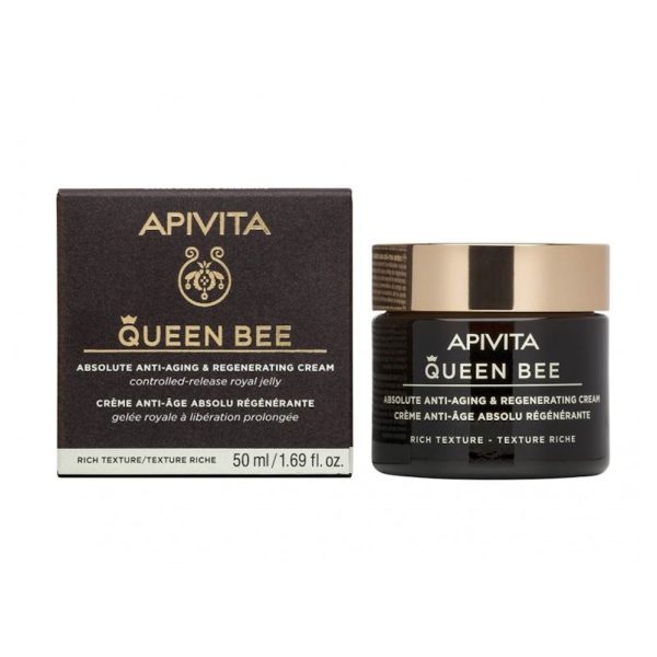 Apivita Queen Bee Κρέμα Απόλυτης Αντιγήρανσης & Αναγέννησης Πλούσιας Υφής 50ml