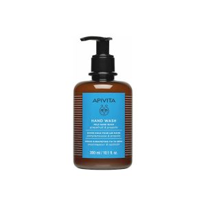 Apivita Hand Soap Καθαρισμού Για Τα Χέρια Με Γκρέιπφρουτ & Πρόπολη 300ml